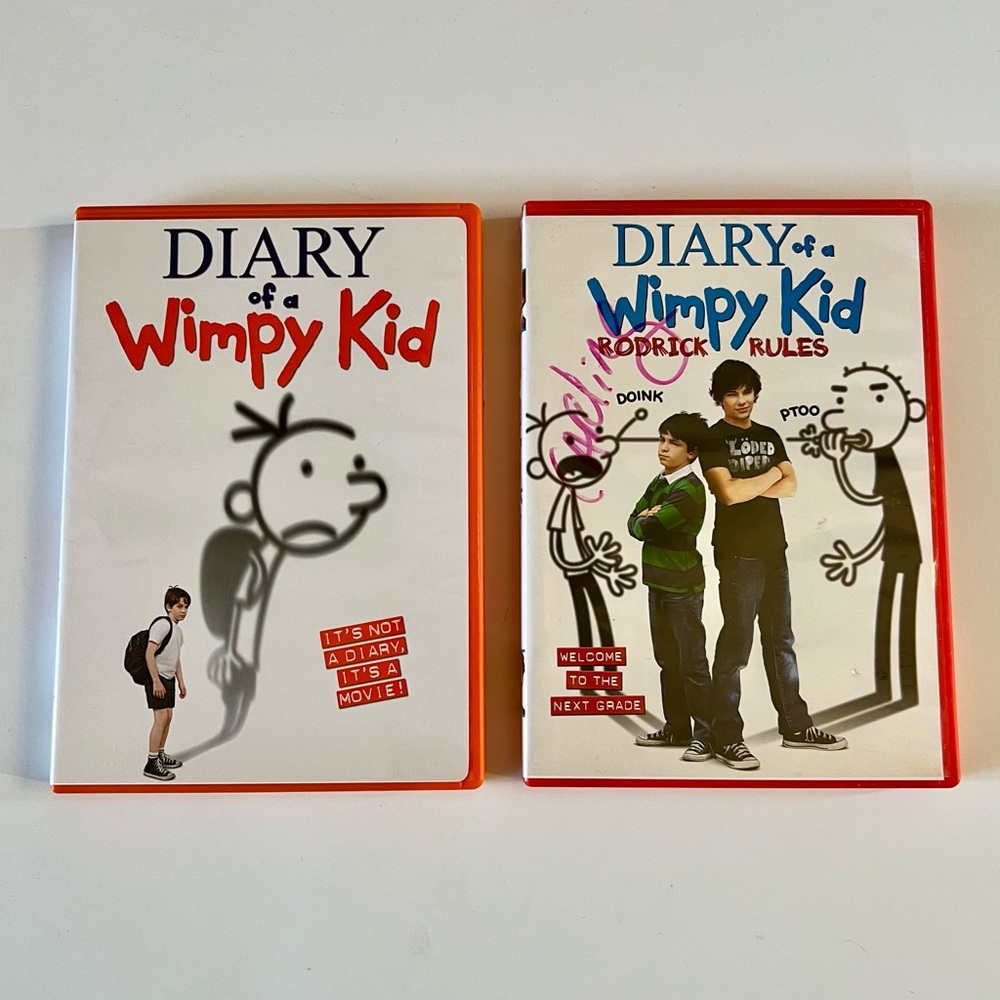 DVD Kids Movie Lot Diary of a Wimpy Kid and Rodrick Rules
